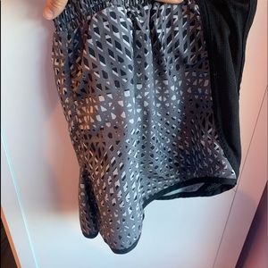 Checkered Grey Under Armour shorts